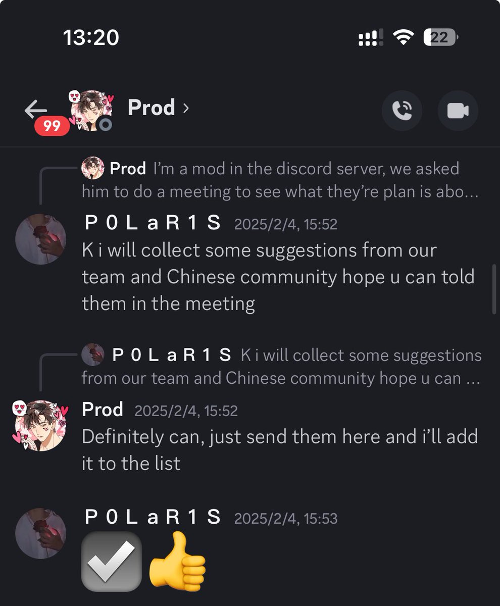I have connected with <a href="/m8plee/">︎ ︎ ︎ ︎ ︎ ︎ ︎ ︎ ︎ ︎ ︎ ︎ ︎ ︎ ︎ ︎ ︎ ︎ ︎ ︎ ︎ ︎ ︎ ︎ ︎+</a> <a href="/m8pel/">‏ٰ</a> to give him the feed back of the players.
And for sure he make dev’s know in the admin meeting