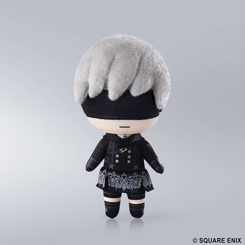 ニーアオートマタ　NieR アクションドール　ヨルハ　2B 9S ぬいぐるみ 再受注開始】『ニーア オートマタ』より、デフォルメされた「2B(ヨルハ
