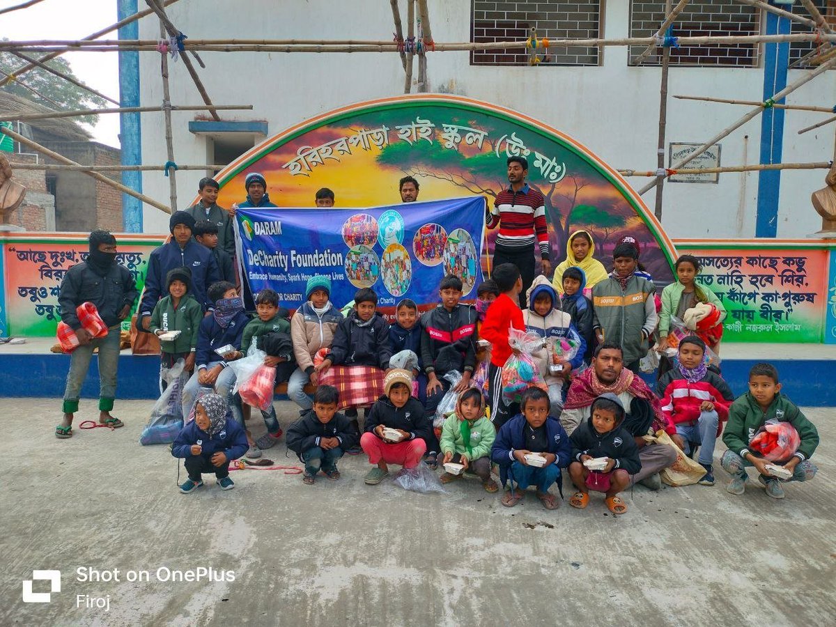 🌟 DeCharity Donation Update 🌟

📅 Date: On January 23, 2025
📍 Location: Hariharpara, West Bengal, India
❤️ Donation Details:
Total Amount:  0.163 ETH
ETH Transaction Hash: 
0x5f1b1cd9ff9379ff4bf4124df862bafd7c94fc9c7212f65d68594b84d95699ff

At DeCharity, we continue to bring