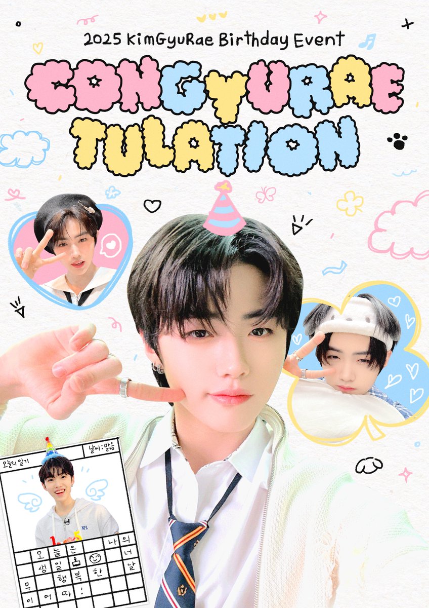 GYURAEfan's tweet photo. ²⁰²⁵ ɢʏᴜʀᴀᴇ ʙ-ᴅᴀʏ ᴇᴠᴇɴᴛ

◠◠◠◠◠◠◠୨♡୧◠◠◠◠◠◠◠
 ͏  
  𝘊𝘖𝘕𝙂𝙔𝙐𝙍𝘼𝙀𝘛𝘜𝘓𝘈𝘛𝘐𝘖𝘕
     #콩규래츄레이션 . ݁₊★

◡◡◡◡◡◡◡୨♡୧◡◡◡◡◡◡◡

📍 넵타임커피
🎂 0228 - 0301

#판타지보이즈 #FANTASYBOYS
#김규래 #KIMGYURAE #キムギュレ https://t.co/brVdhYNHE0