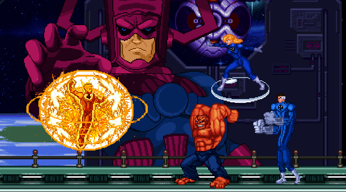 zvitor's tweet photo. Quarteto Fantástico - 4 Players
https://t.co/7wjRzNkIAz
#FantasticFour #marvel #fangame #openbor #indiegame #zvitor #galactus #mrfantastic #thething https://t.co/LcKE9Tgpmx