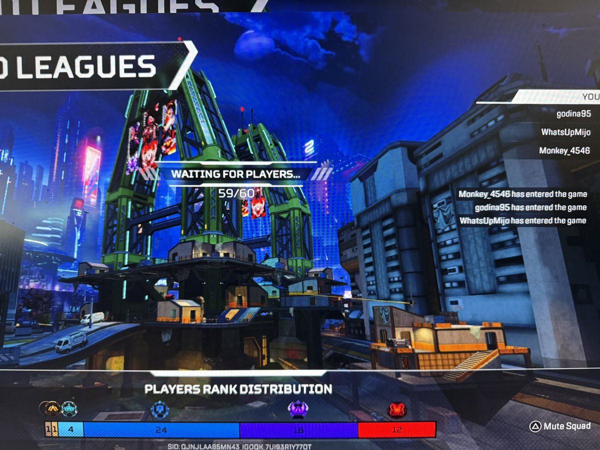 WhatUpMijo's tweet photo. Don’t tell me it’s a skill issue when u can’t make Masters because half of diamond lobbies are Masters &amp; Preds. Make it make sense @PlayApex #Ranked #ApexLegends https://t.co/VFbHldpjaf