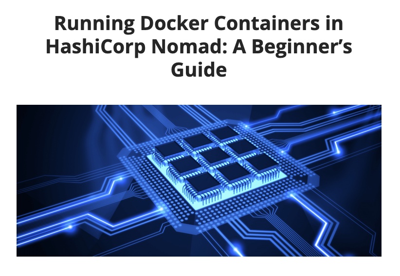 ZippyOps's tweet image. Get started with Docker in HashiCorp Nomad! A beginner-friendly guide to orchestrating containers seamlessly 
For more detail zippyops.com/running-docker… 
#Docker #NomadGuide #DevOpsSimplified #ZippyOPS