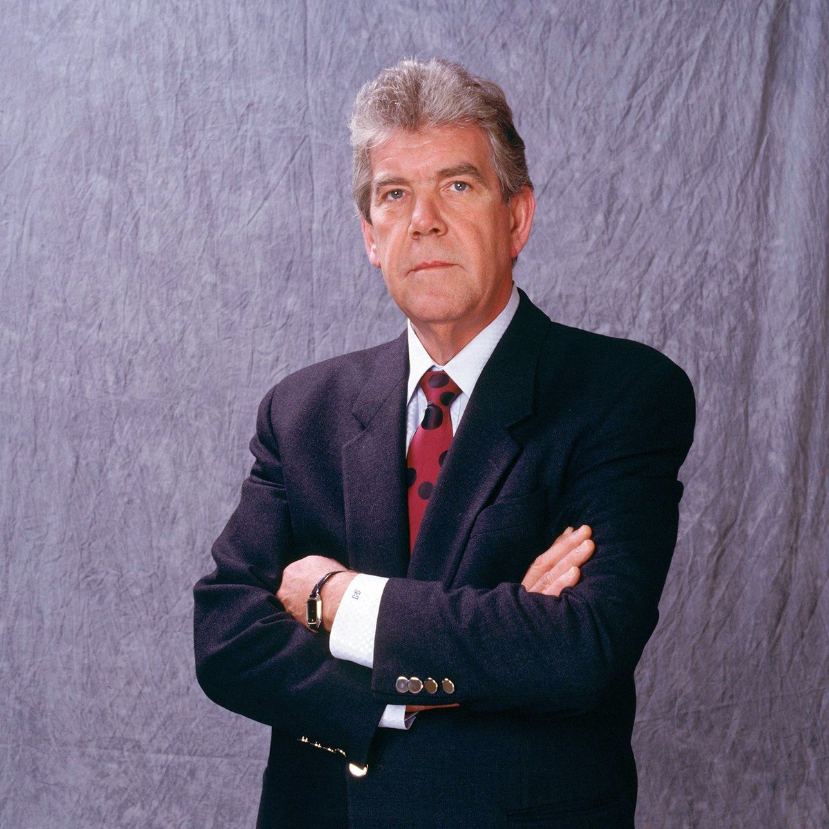 WWFWrestling1's tweet photo. π· WWF studio shot - Jack Tunney! πΈ Photo from 1990. #WWF #WWE #JackTunney https://t.co/ceOOpIGOMB