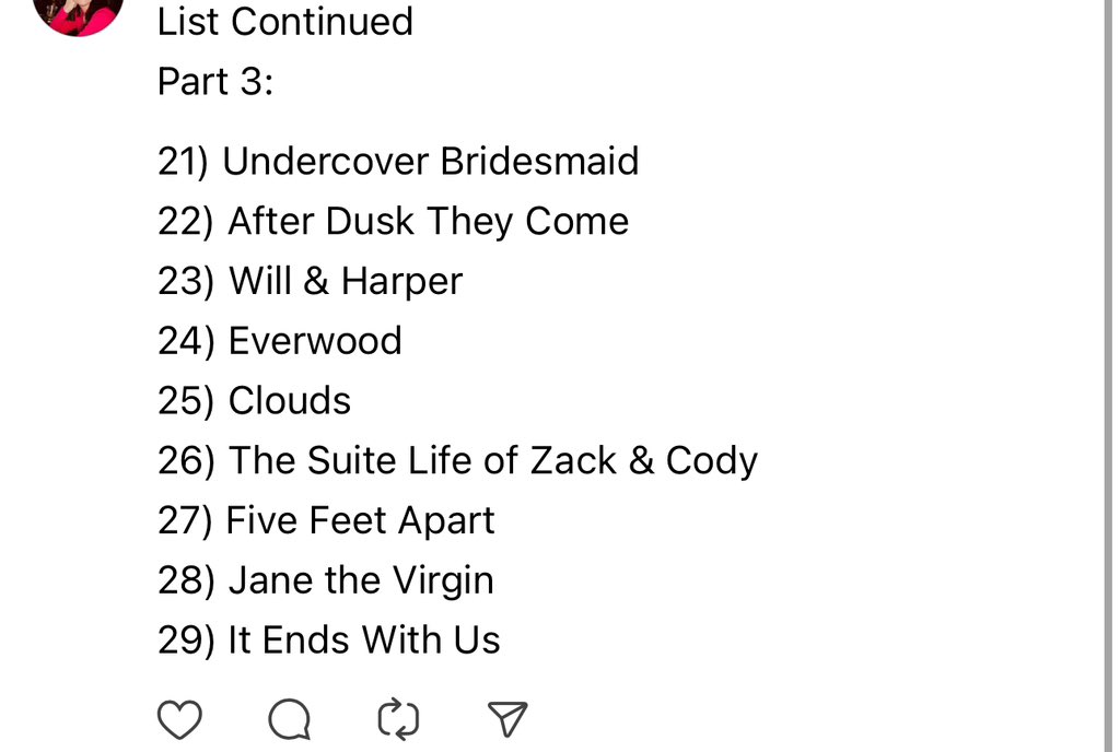 friendsand90s's tweet photo. Here’s a list of @justinbaldoni work so y’all can go support him and show his family some love. #justiceforjustin #justiceforjustinbaldoni https://t.co/InR6Dzsw9O