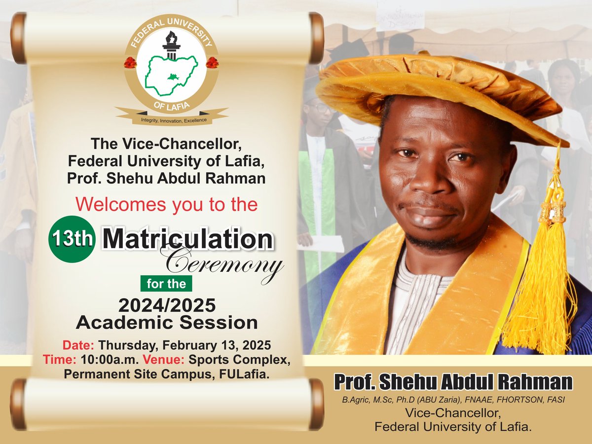 Federal University of Lafia tweet media