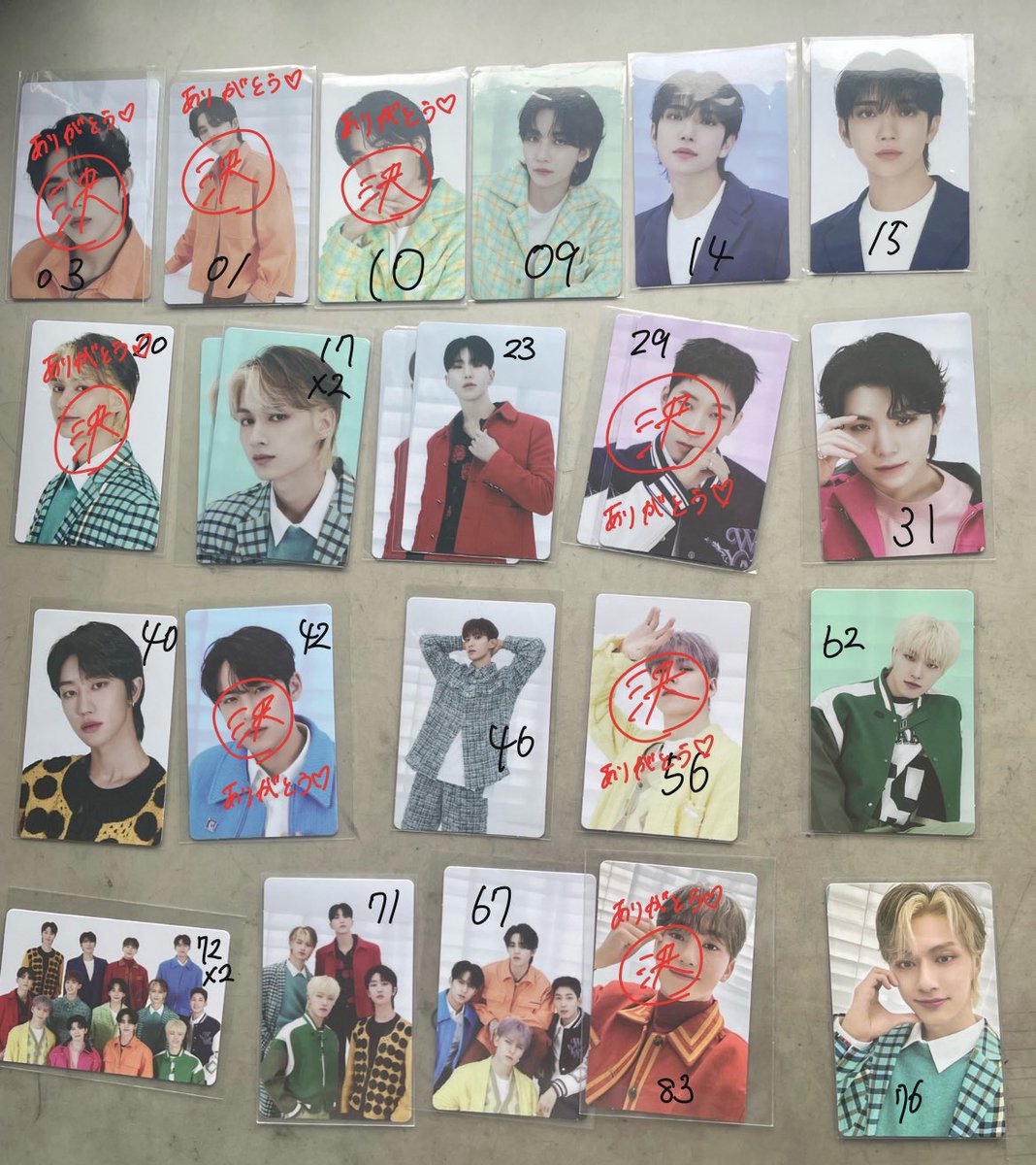 qjk4f's tweet photo. SEVENTEEN トレカ FOLLOW JAPAN  Korea イルコン ソウルコン トレカ 交換

譲 画像 1.2枚目

求 リプ欄のもの。
（基本的に所持してないもの全て求めてますが★がついてるもの優先）

👼🏻 🦊 のお声掛けは要相談です。
ソウルコンセルカ👼🏻特に求めてます。
🇰🇷＝🇰🇷 🇯🇵＝🇯🇵です。
リトリン一読ください https://t.co/fItLxxyaJI