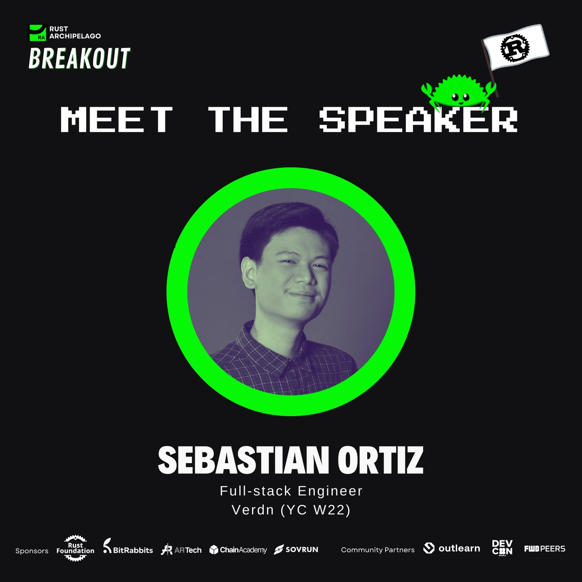 rustarchipelago's tweet image. Are you ready to level up your Rust skills? 🦀Meet Sebastian Ortiz, Full-stack Engineer at Verdn (YC W22), as he shares his journey into Rust for Gaming at Rust Archipelago: Breakout! 🎮

📅 February 22, 2025
📝 Register now: lu.ma/e03dzyz9

Don’t miss it, Rustaceans! 🇵🇭