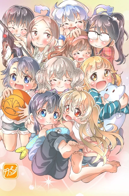 ただいまでゲソ!('ω')ノ障害者就労事業所のお仕事から、帰宅しましたー。#イカ娘 #スローループ #放課後ていぼう日誌 
