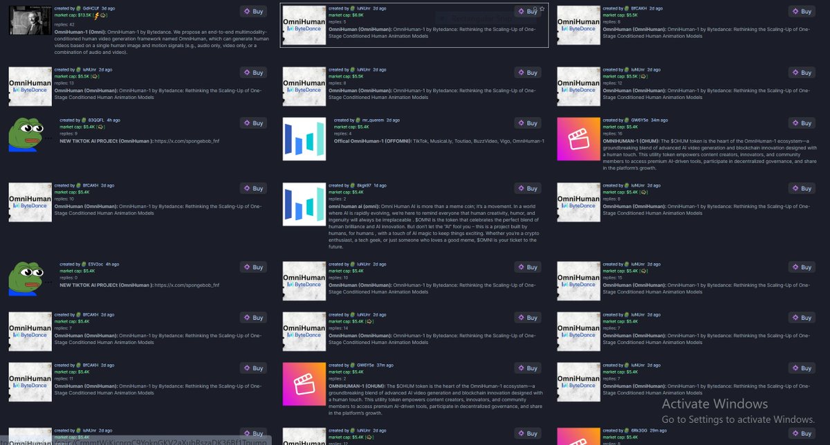 ❗️❗️SCAM ALERT: Please be advised that there is no token/coin launch by OmniHuman-1 at this time. Any claims or tweets suggesting otherwise are fraudulent. These coins do not belong to us. Always verify updates through our official channels. Stay safe!