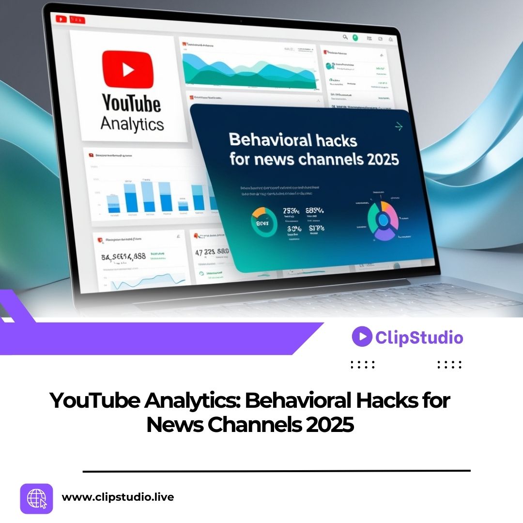 Clipstudiolive's tweet photo. YouTube Analytics Hacks: for news channels 
• Short intros &amp; strong hooks
• Optimize SEO/collabs
• Localize headlines
• Engagement > clicks
• Shares vs likes = polarizing?
Pro tip: A/B test thumbnails &amp; titles!

#YouTubeStrategy #NewsMedia #SocialMediaManager #clipstudiolive https://t.co/Gg70SBZ5SD