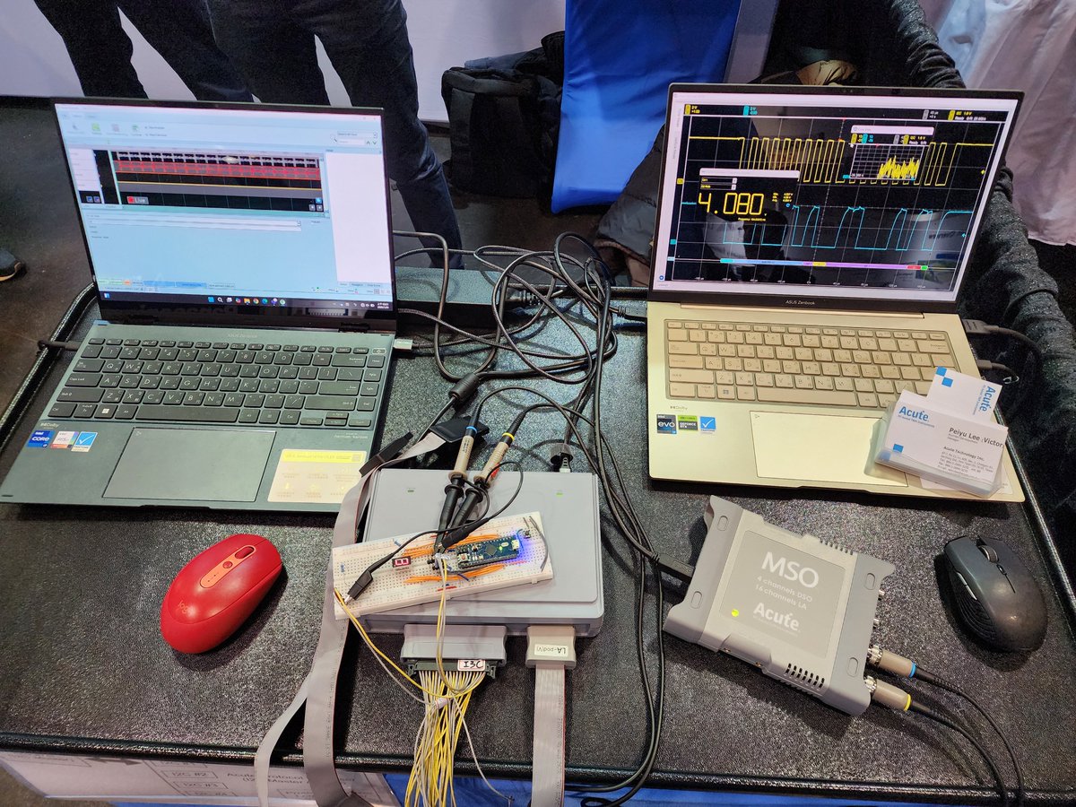 Acute_Tech_Inc's tweet photo. Acute Technology Inc. Successfully Exhibited at DesignCon 2025! 🎉🎊

We had an incredible time showcasing our latest test and measurement solutions at DesignCon 2025! A huge thank you to everyone who visited our booth, see you at the next event!  #DesignCon2025 https://t.co/JLqKZQGF4o