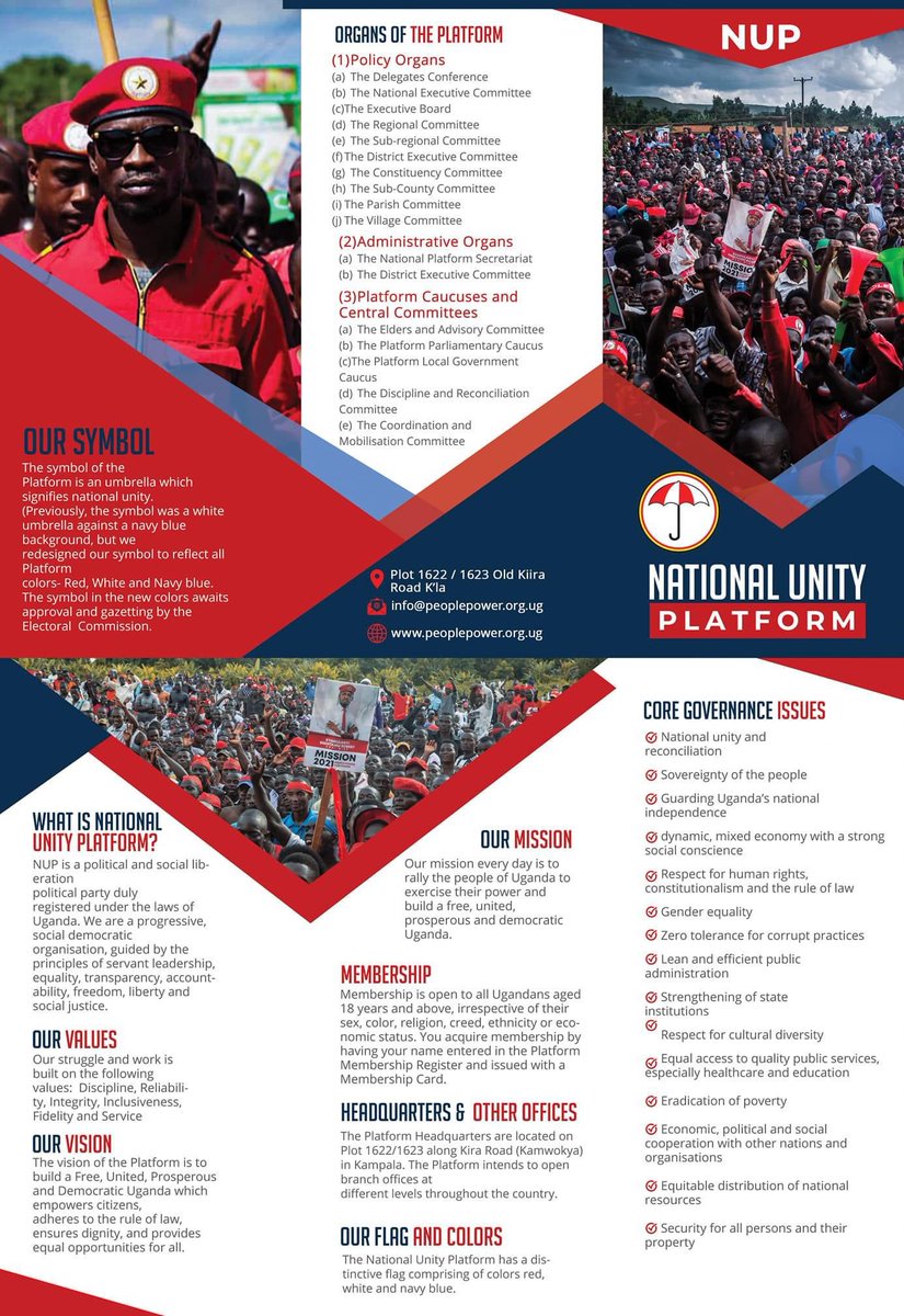 What you need to know about the National Unity Platform (NUP)  

Retweet this till everyone sees it