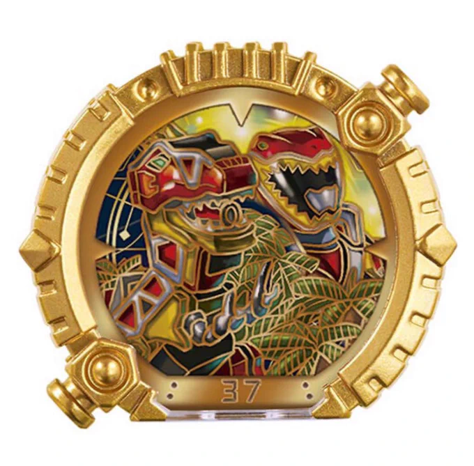 ジュウレン緑、リュウソウ緑で並んでるので「恐竜系は緑統一なのか?」と思ってたらキョウリュウは黄色 これどういう法則なんだろうね、めっちゃワクワクするな