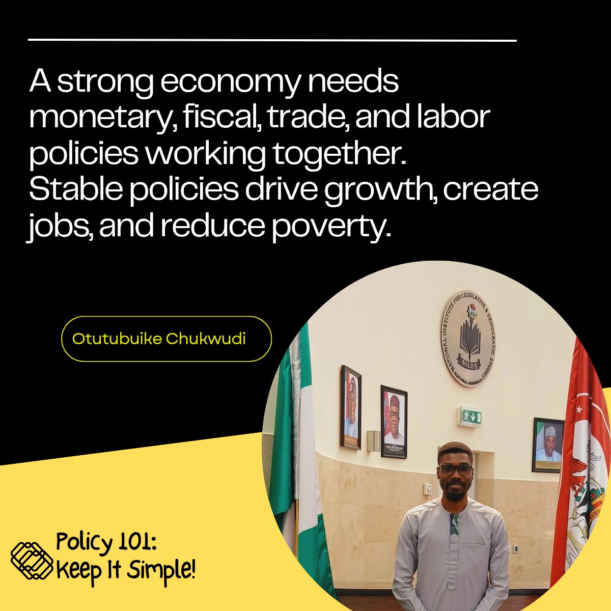 BillionOte's tweet photo. A strong economy isn’t accidental—it’s built on smart policies. When monetary, fiscal, trade, and labor policies align, they drive growth, create jobs, and reduce poverty.
The right policies shape the future.
#Policy101
#PolicyMatters
#SustainableGrowth
#PolicyReform
#Policy https://t.co/ECXAqurnj5