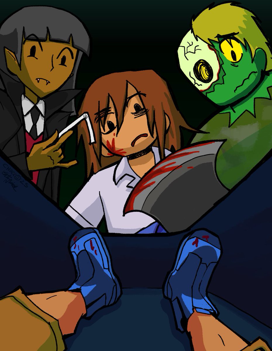 wethuzz's tweet photo. #StreetsOfRogue Coloured-in digital stuff https://t.co/iaA8T8fHgz