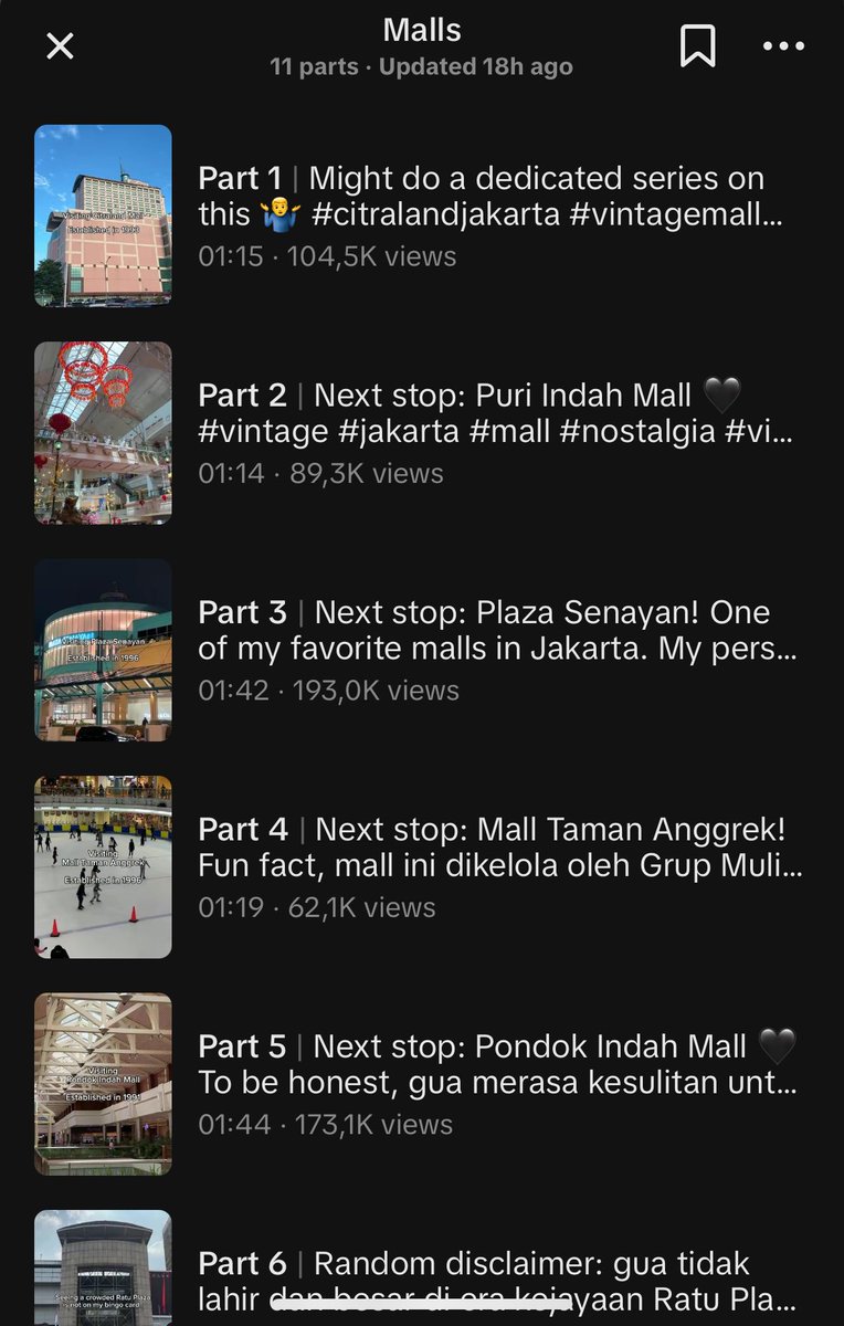 _egrey's tweet photo. I do reviews of classic Indonesian malls for fun! 

Kalau kalian senang dengan elemen pop culture yang nostalgic, dan senang mengagumi keindahan arsitektur dari mall klasik di Indonesia, mungkin TikTok gua bisa jadi sarana untuk diskusi bareng 🤝

https://t.co/eiFrVd6bkt https://t.co/VGZRVd6D6e