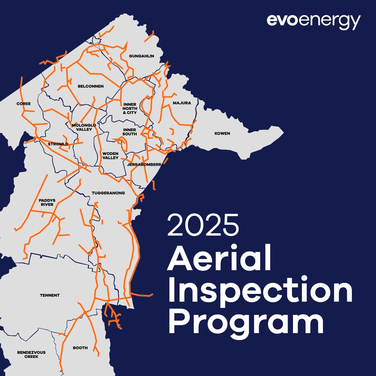 Our Annual Aerial Inspection Program is back! 🌳🚁
From 7 to 21 February, you might spot our aircraft flying over 132kV transmission lines, high voltage lines, and bushfire-zoned areas around the city. Stay updated and track our flights with our radar map: bit.ly/4jAiqED