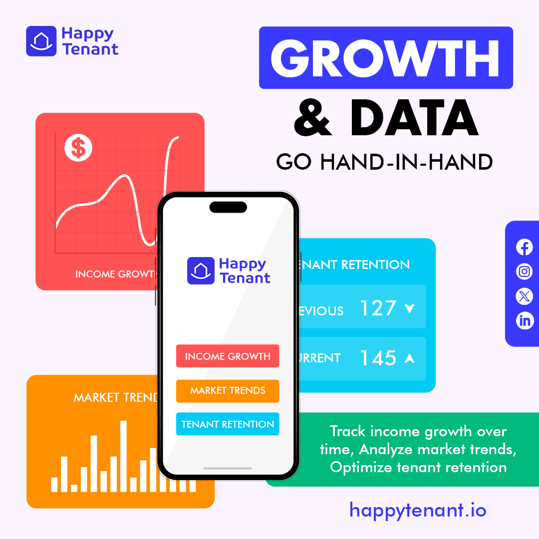 🚀 Boost Income &amp; Retain Tenants! 📈

With HappyTenant, track growth, analyze trends &amp; optimize retention effortlessly! 🏢💡

🔗 happytenant.io 
📩 info@happytenant.ae 
☎️ +971 4 435 7170

#HappyTenant #PropertyManagement #RealEstateTech #TenantRetention #SmartInvesting