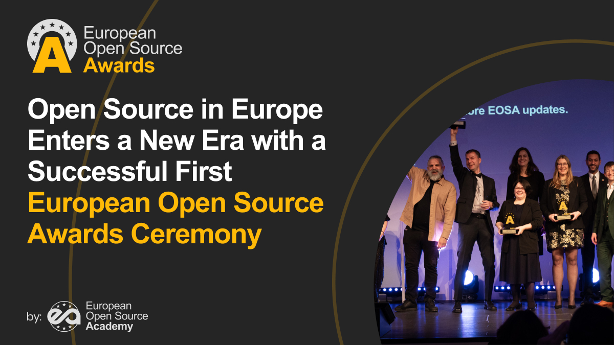 ✨#OpenSource on the red carpet!

Last week, the #OSAwards2025 celebrated the innovators shaping the future of #tech! 🚀

Trust-IT played a key role in making it a night to remember.

🔗 Relive it here: tinyurl.com/3jcb5tup