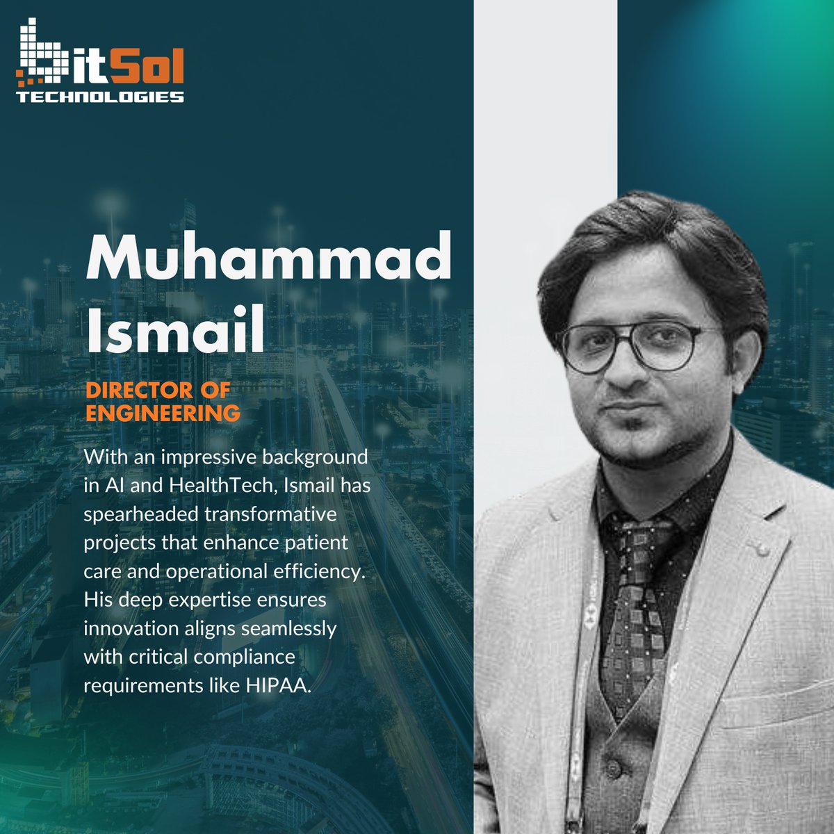 bitsoltech's tweet image. Meet Muhammad Ismail &amp;amp; Shan Shafiq, who bring deep knowledge and hands-on experience in #𝗛𝗜𝗣𝗔𝗔 𝗰𝗼𝗺𝗽𝗹𝗶𝗮𝗻𝗰𝗲, 𝗱𝗮𝘁𝗮 𝗽𝗿𝗶𝘃𝗮𝗰𝘆, 𝗮𝗻𝗱 𝗔𝗜-𝗱𝗿𝗶𝘃𝗲𝗻 𝗵𝗲𝗮𝗹𝘁𝗵𝗰𝗮𝗿𝗲 𝘀𝗼𝗹𝘂𝘁𝗶𝗼𝗻𝘀.

𝗥𝗲𝗴𝗶𝘀𝘁𝗲𝗿 𝘁𝗼𝗱𝗮𝘆!
lnkd.in/grXBHKJM

#Webinar