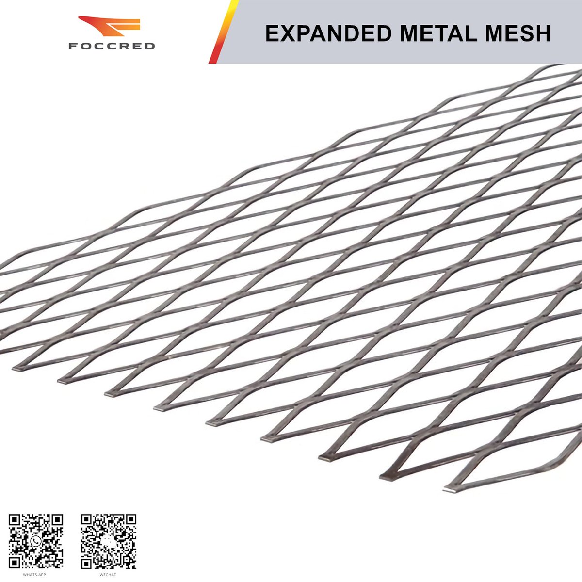 robin08021's tweet image. 🏗️ Foccred Expanded Metal Mesh – Strength &amp;amp; Versatility Redefined!
Perfect for construction, industrial, and architectural projects. Galvanized &amp;amp; stainless steel options available. Custom sizes to fit your needs.
📱Mobile: +86-15110069033
#ExpandedMetalMesh #PerforatedMetalMesh