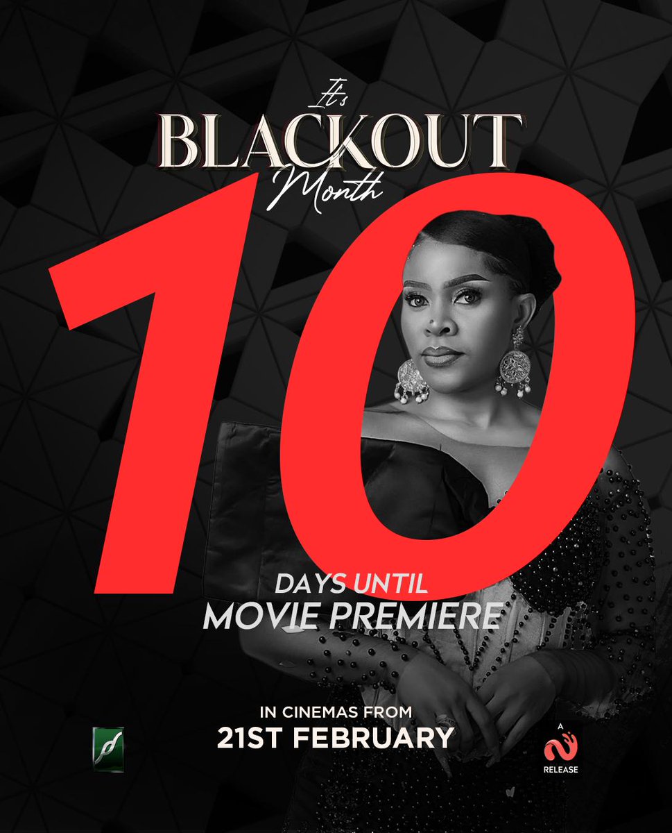 “10 days to go! ⏳ BLACKOUT premieres Feb 16 in Enugu. The countdown is getting real! 🎬🔥 #BLACKOUTMovie” <a href="/OkechukwuOku/">OKEY OKU</a> <a href="/TheNilegroup_/">The Nile Media Entertainment Group</a> <a href="/UchePOkoye/">Anambra 1st son</a>