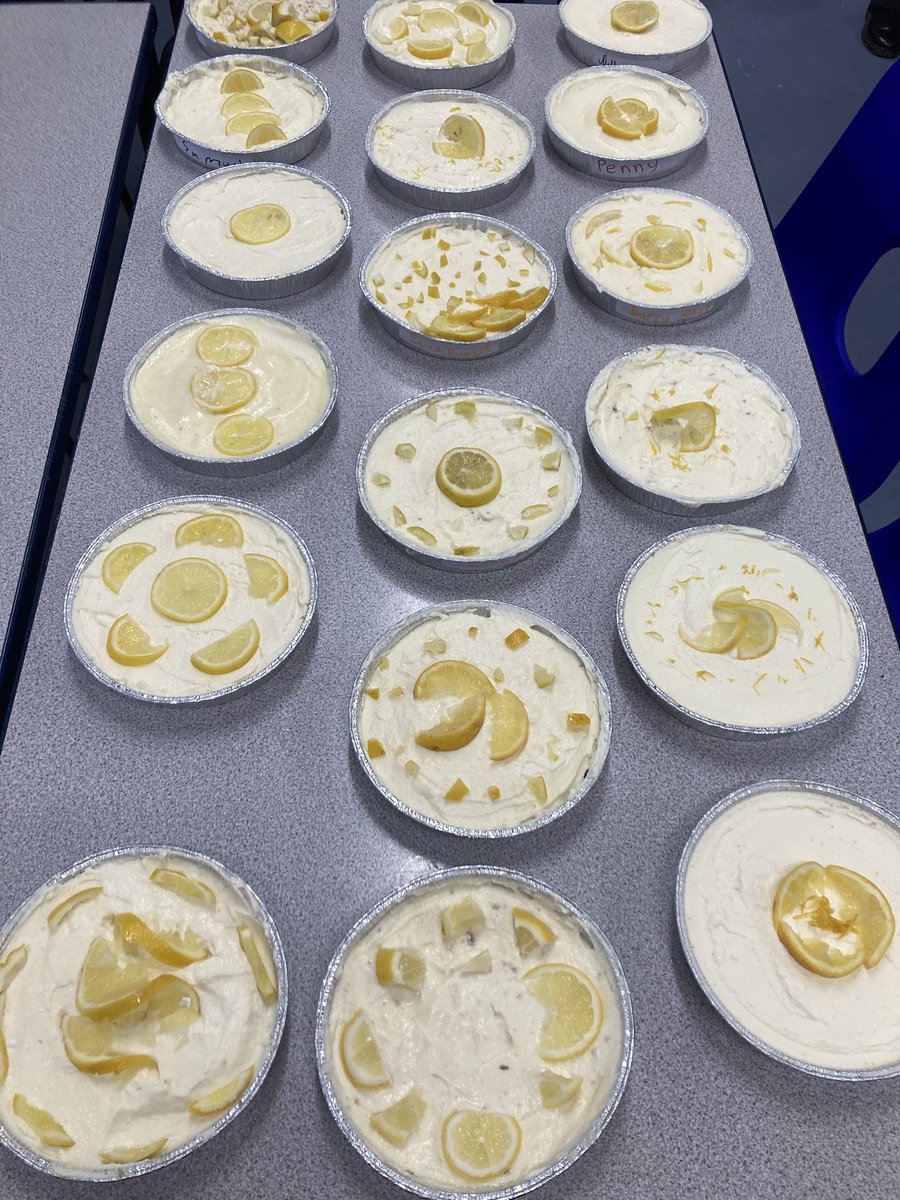 Super proud of Year 8’s Food Assessment 🧑‍🍳 Lemon Cheesecake #workingindependently #presentationskills #problemsolving