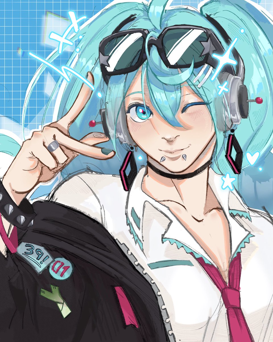 meigui988's tweet photo. also unrelated art of miku and teto… sorry for no neru i havent drawn her yet https://t.co/adAvOJktWB