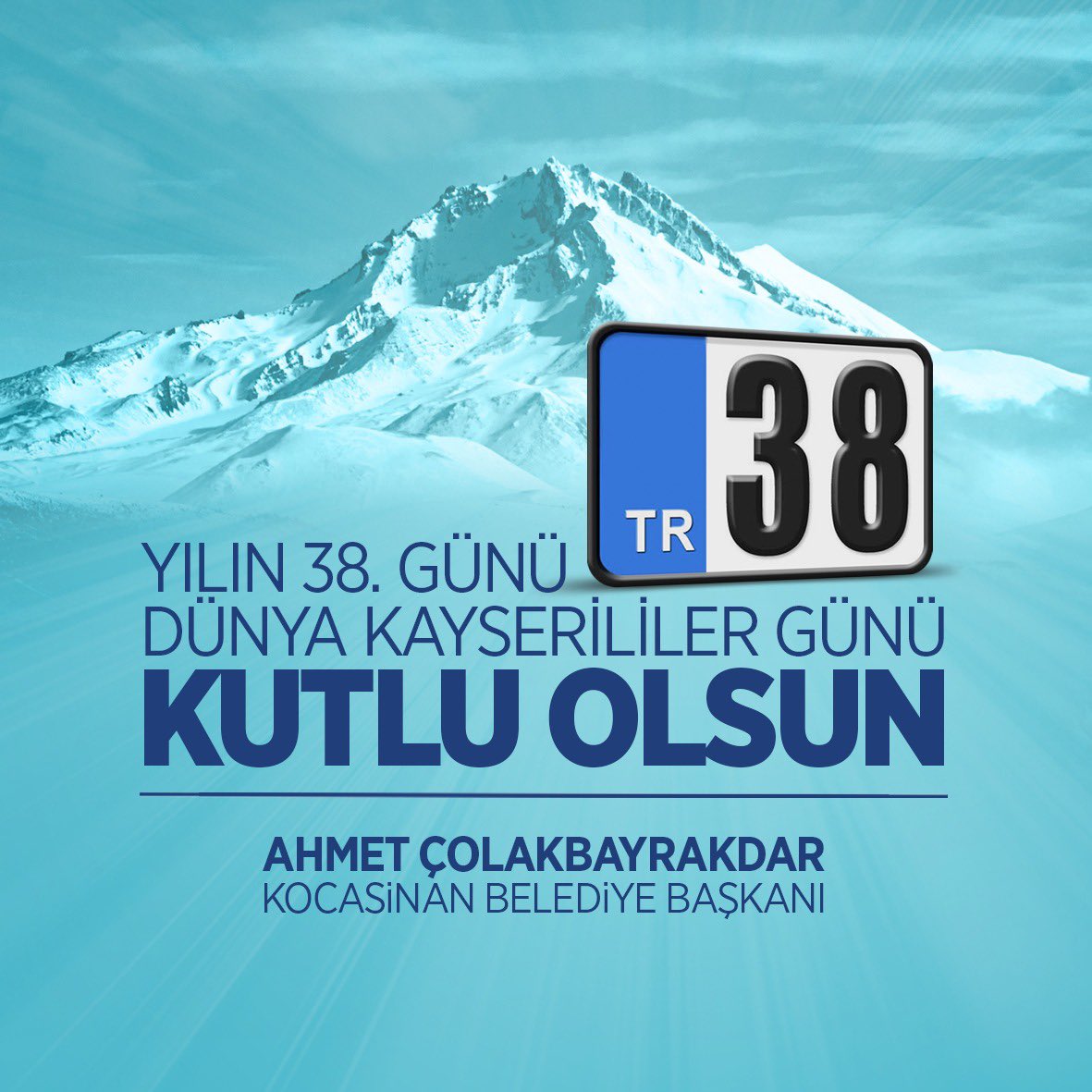 Tüm Kayserili hemşehrilerimizin #DünyaKayserililerGünü’nü kutluyorum ☺️ 

Birlik ve beraberliğimiz daim olsun.