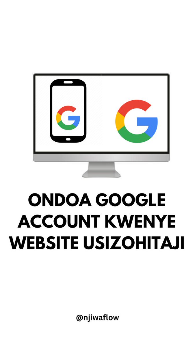 #UZI

💨Watu wengi wamekuwa wakijiunga kwenye website nyingi kupitia google account zao wakidhani kwamba wakiifuta application na google account inakuwa imefutika.
Laah!

Swala ni kwamba ukifuta application google account inakuwa bado ipo kwenye hiyo website....