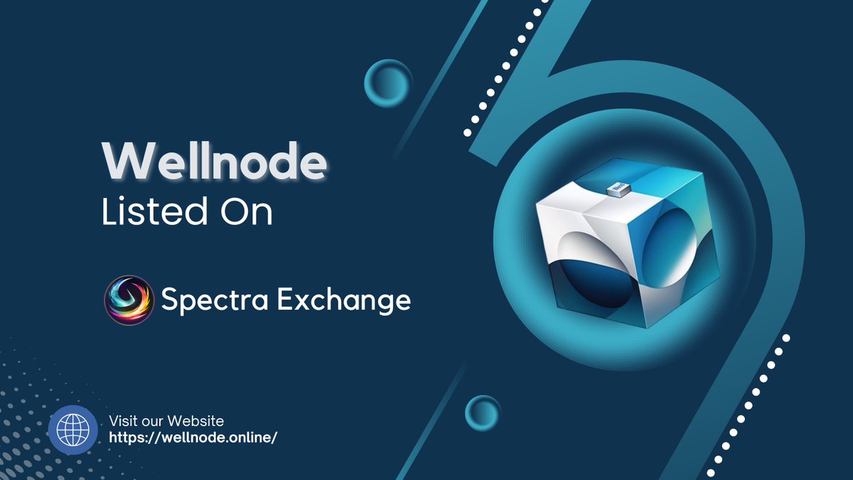 📢Today's news 
Happy to inform you that Wend is now listed on Spectra Exchange
exchange.spectra.cash
happy trading!🤑

#wellnode #exchange #MarketingStrategy #cryptomarket #spectraexchange #CryptoTrading