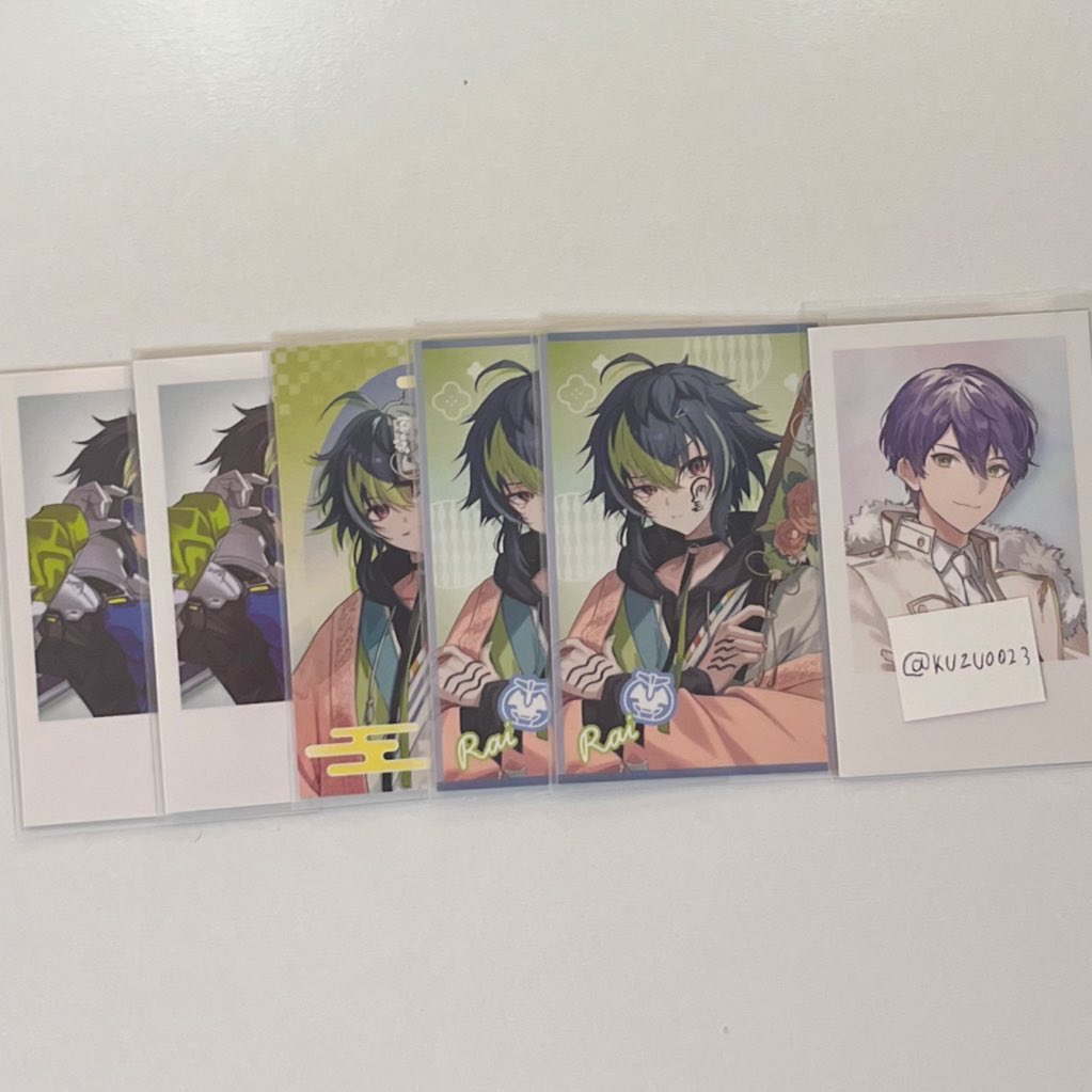 にじさんじ 🌈🕒 💡 🥷🔫 🐙🌟 👻🔪 Happy pack welcome goods HEROES 1st Anniversary ハロウィン チェキ風カード 交換 譲渡 買取

譲  :  画像のもの

求  :  希望額+送料

👻🔪は希望数達した為出しております。
👻🔪、🐙🌟は💡or集合を同数お迎えください。
お気軽にお声掛けくださいませ♪