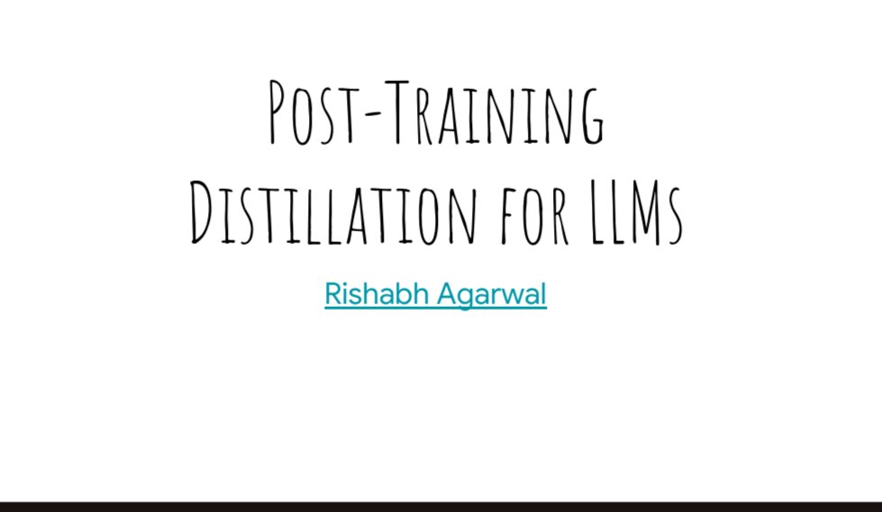 agarwl_'s tweet image. I recently gave a tutorial on knowledge distillation for LLMs, explaining the mathematical derivations behind the commonly used methods. Sharing the slides here given the recent interest in this topic.
drive.google.com/file/d/1xMohjQ…