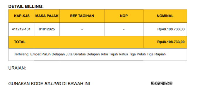 silviecjp's tweet photo. @kring_pajak Pak/Ibu mau bertanya. Saat di menu kode billing mandiri PPNJLN coretax tidak diminta memasukan nama perusahaan luar negeri misalnya ABC Ltd. atau XYZ Ltd. kah seperti DJP Online? Bagaimana jika punya 10 vendor berbeda dan cara membuat ID Billing di coretax-nya? Trims https://t.co/Eai4t2IXlP