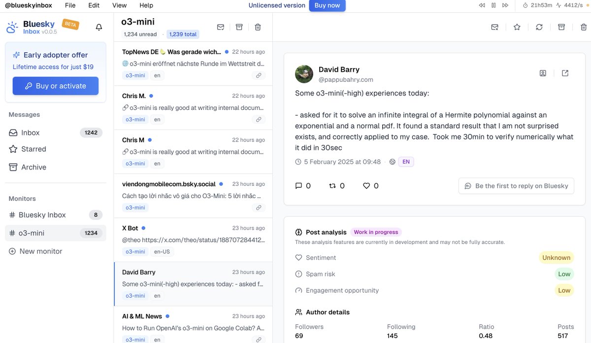 Happy Friday early birds! Bluesky Inbox is - miraculously - currently in first place on uneed as we head towards the end of launch day 🏆!

It's VERY tight at the top, so your vote can still make a huge difference: uneed.best/tool/bluesky-i…

Thank you 🫶
