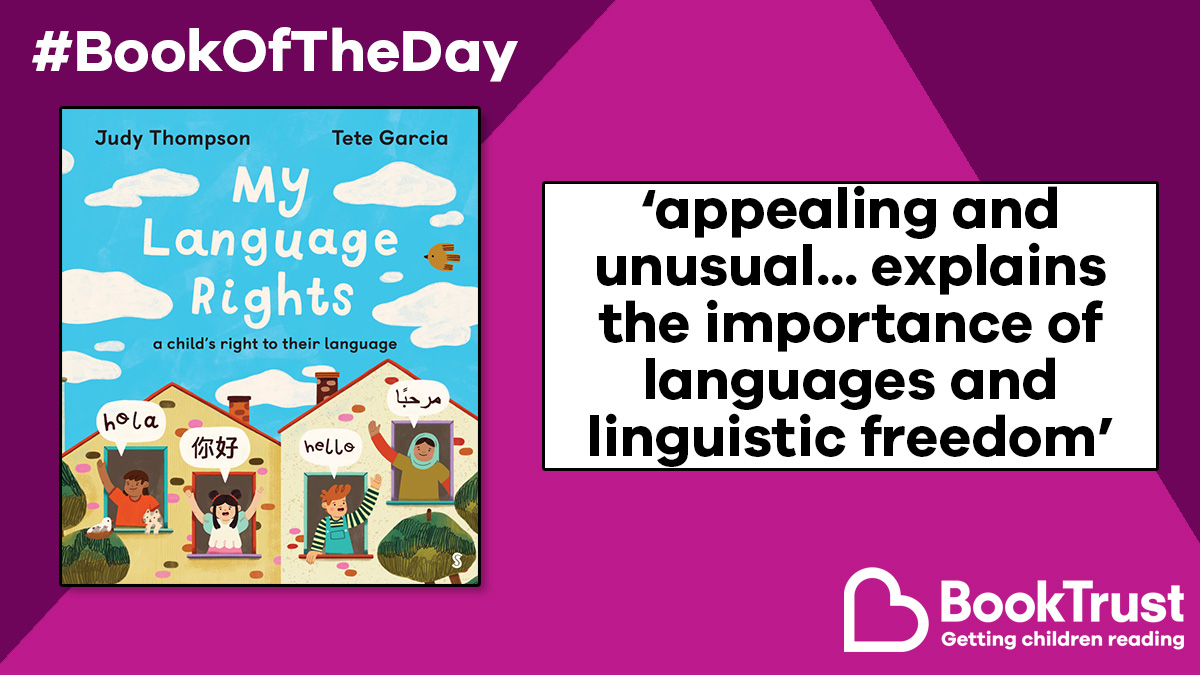 BookTrust (@booktrust) on Twitter photo Our #BookOfTheDay is a wonderful read that celebrates different languages and cultures.
It's #MyLanguageRights from Judy Thompson and Tete Garcia:
booktrust.org.uk/book/m/my-lang… <a href="/ScribeUKbooks/">Scribe UK</a> Our #BookOfTheDay is a wonderful read that celebrates different languages and cultures.
It's #MyLanguageRights from Judy Thompson and Tete Garcia:
booktrust.org.uk/book/m/my-lang… <a href="/ScribeUKbooks/">Scribe UK</a>