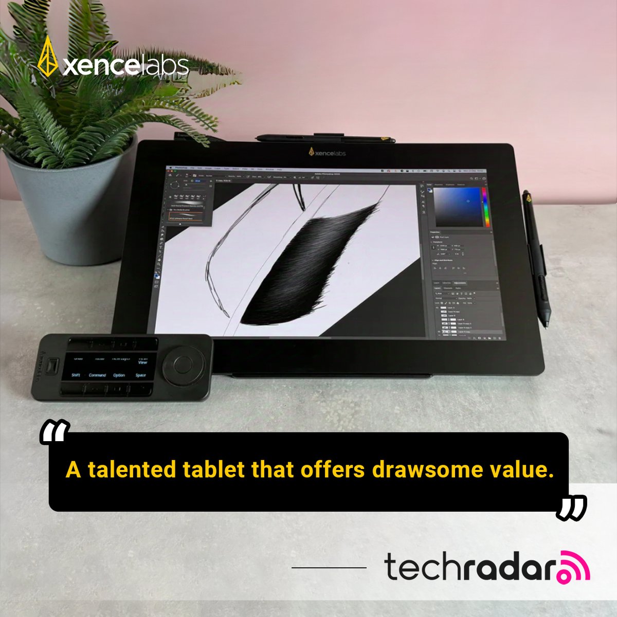 Thank you to TechRadar (<a href="/techradar/">TechRadar</a>) for the glowing review of the Xencelabs Pen Display 16!
To summarize: "A talented tablet that offers drawsome value." 
Read the full review here:
bit.ly/4gnC7N1
#Xencelabs #CreateWhatYouDream #PenDisplay16  #TechRadar