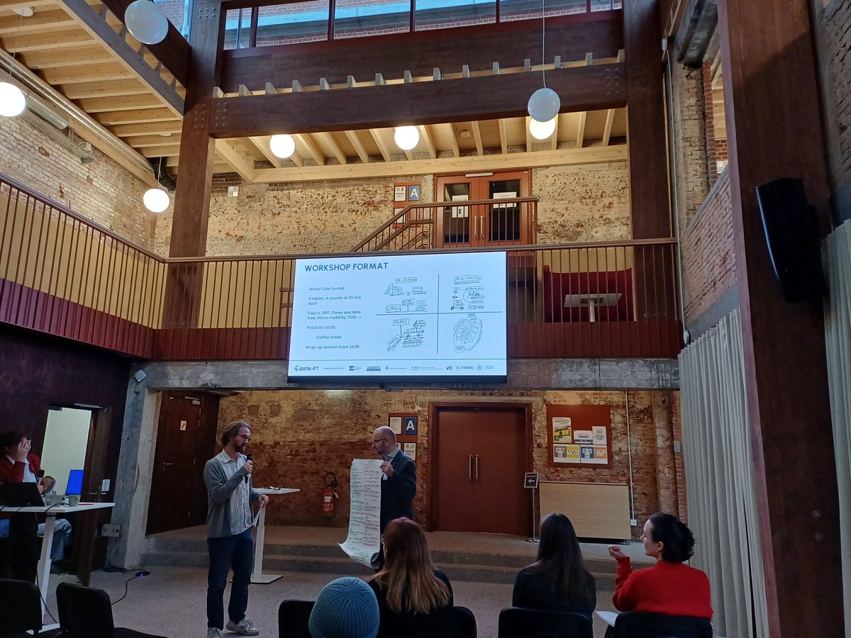 Enjoying the enthusiasm of the presenters and discussants at our two-day CARIN-PT conference on public transport and social inclusion in Brussels carinpt.eu/conference/