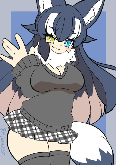 タイリクオオカミさんにセーター着てもら
いました。
本人は満足そう
(けものフレンズ) 