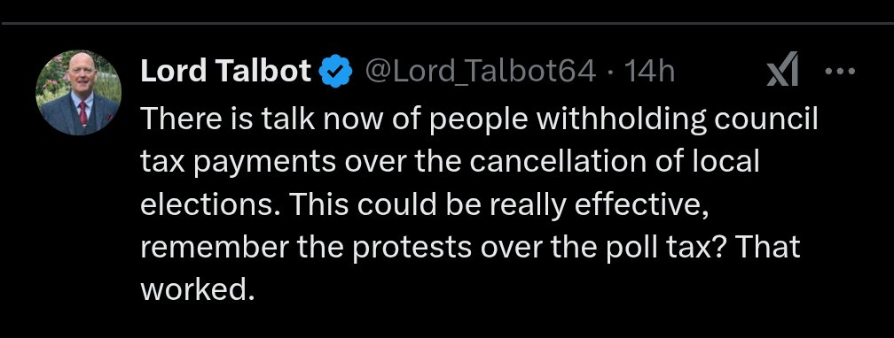 Some council elections have been postponed for a year not cancelled. Most people "complaining" are unlikely to vote in Council elections anyway. None of them will actually cancel their council tax.