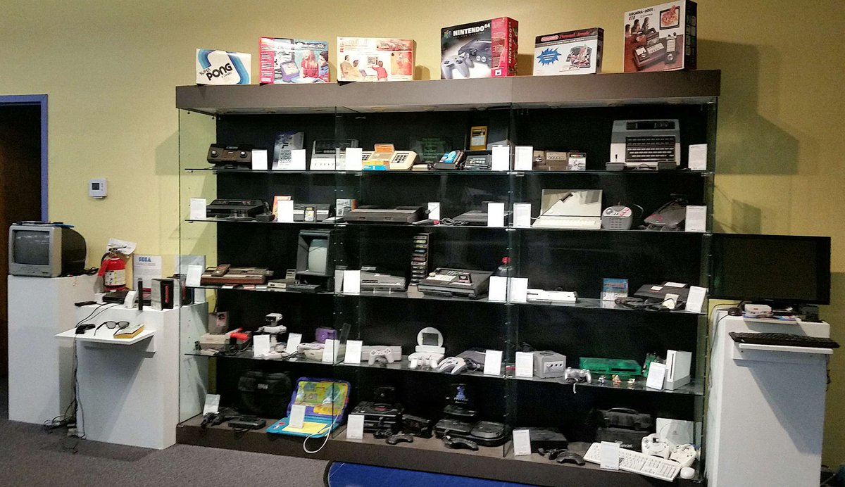 ...and here it is with no glass in front of it, so that you can interact with the systems in the (our) museum!