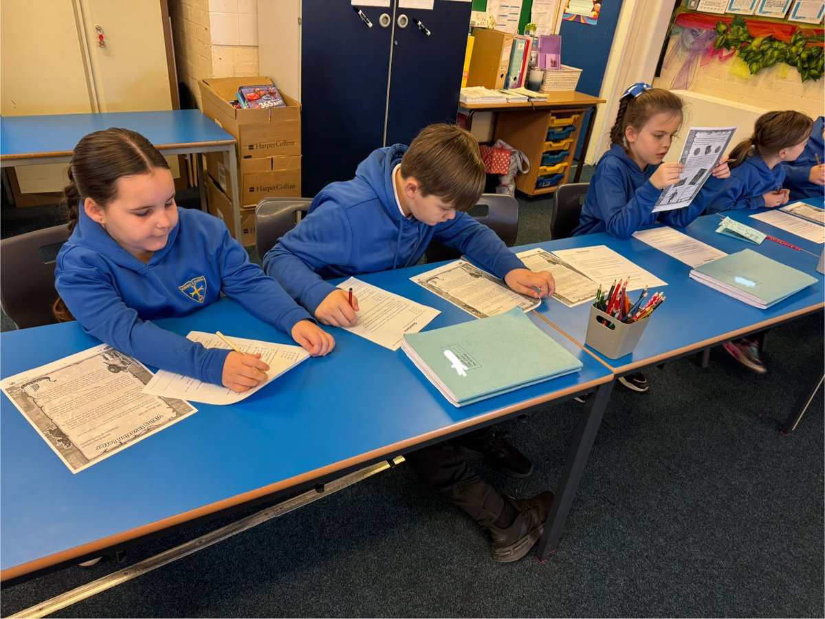 KCEclasses456's tweet photo. Pine Class have been working on their reading comprehension skills while learning about the Viking raid on Lindisfarne. Great skills on display #kcereading #kcehistory @KirkbyCofE https://t.co/i34V9C2DUS