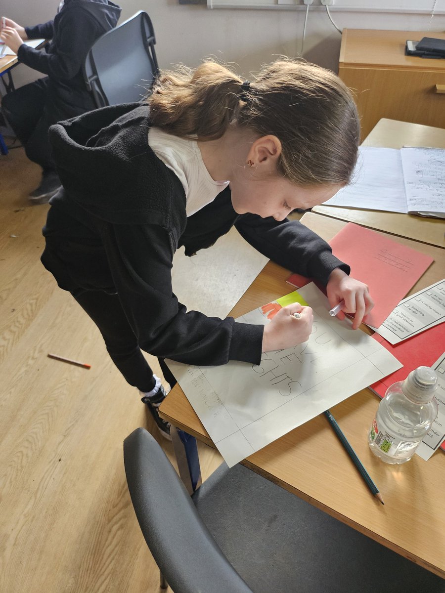 P4 have been learning about the Rights of the Child this week and used their knowledge to create these posters. #UNCRC #RRS <a href="/KBarr_16/">Mrs Barr</a>