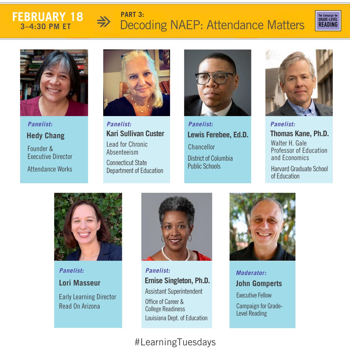 readingby3rd's tweet photo. The Education Recovery Scorecard drops on Tue - join @readingby3rd for pt.3 of our #DecodingNAEP series on 2/18 @ 3pm - explore the results w/ experts &amp; leaders @attendanceworks @ReadOnArizona @dcpublicschools @EducateCT @doelouisiana #Attendance REGISTER: https://t.co/6TepYHBSvH https://t.co/EQwttSmMX0