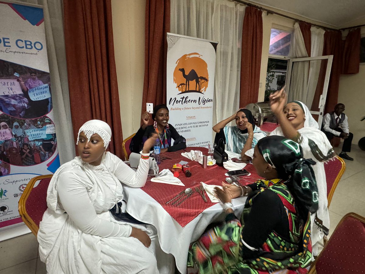 IsioloDigest's tweet image. Yesterday @ForCbo88981 held end FGM campaign dinner at bomen hotel , Isiolo  county:The event was spearheaded by CEO guyo fugicha who is mentoring young people through walk .The event was held in conjunction with @wasohope and @girlconcerncbo .