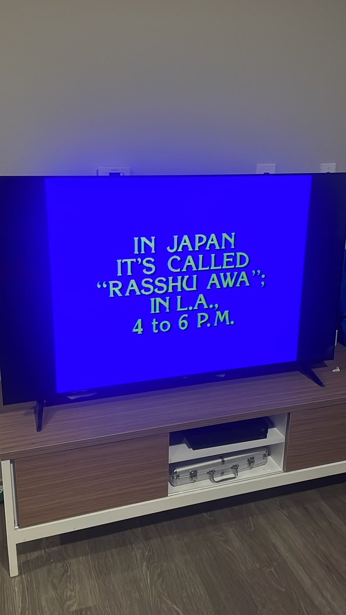 theBullchet's tweet image. Props to the guy making Jeopardy questions in 1984. Comedy gold. #Whatis