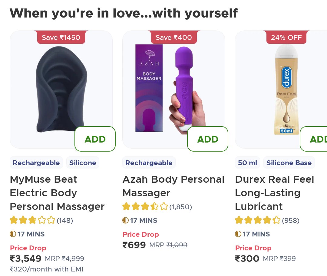 I want to know who comes up with these taglines at blinkit 😭