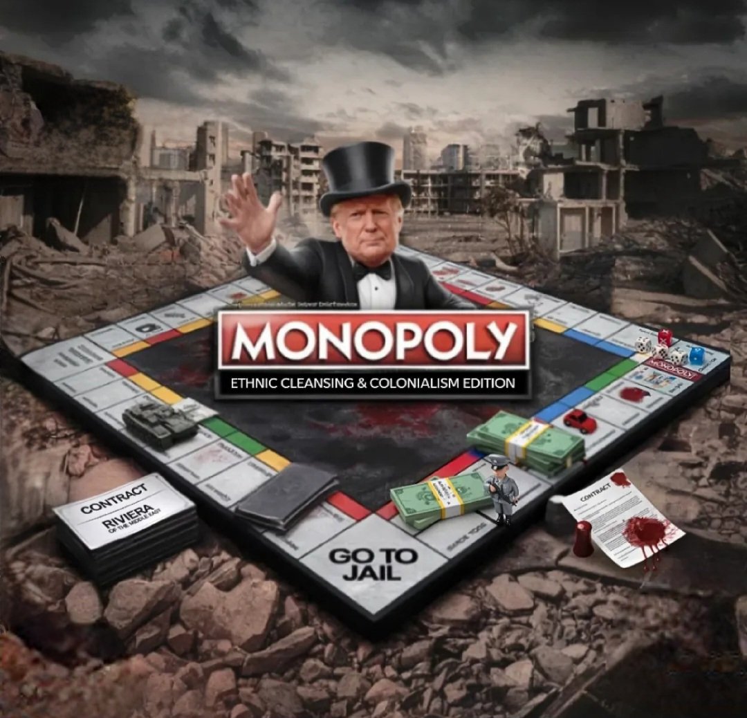 The Big #Monopoly of the world made in #USA 🤣
#Trump
#Netanyahou
#Gaza