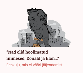 KorvNeeme's tweet image. Äripäev editorial, headline by F. Scott Fitzgerald via @andreaskluth,  cartoon by @AVeermaa.   #USAID #careless